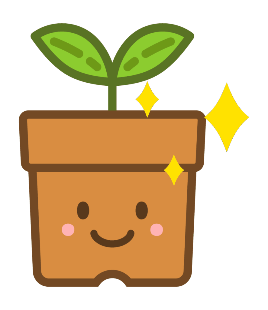 植物の生長する様子